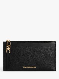 Кошелек Michael Kors Empire на молнии, черный