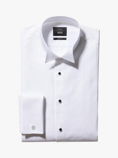Классическая рубашка с воротником-стойкой Moss 1851 Marcella, белая