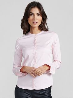 MOS MOSH Рубашка Mattie с рюшами и манжетами, нежно-розовый