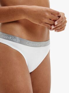 Хлопковые стринги Calvin Klein Radiant, белые