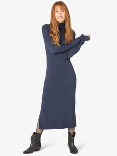 Noa Noa Holly Экспрессивное трикотажное платье из смесовой шерсти, Outer Space