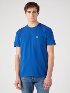 Карманная футболка Wrangler, синяя