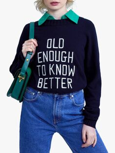 Джемпер Fund Unisex Old Enough, темно-синий