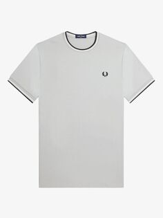 Футболка Fred Perry с двойным носком, известняк