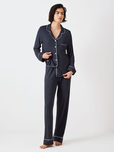Пижамный комплект John Lewis из модала темно-синего цвета