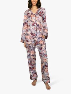 Пижама с принтом морского конька Fable &amp; Eve Wimbledon, сиреневый