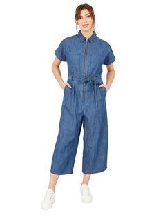 Комбинезон Yumi Chambray Utility, синий