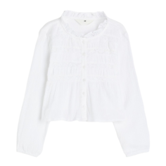 Блузка H&amp;M Kids Lace Details, белый H&M