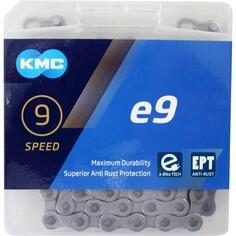 Цепь e9 EPT 9-ступенчатая - серебристая KMC, серебро