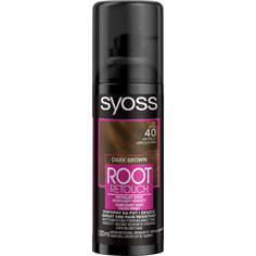 Syoss Root Retouch Маскирующий спрей для восстановления роста Темно-коричневый 120мл