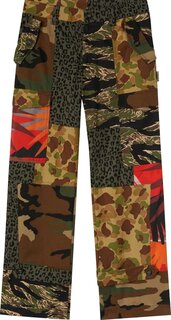 Брюки Palm Angels Mixed Fabric Cargo Pants &apos;Military Black&apos;, разноцветный