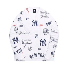 Лонгслив Kith For Major League Baseball New York Yankees All Over Long-Sleeve Tee &apos;White&apos;, белый