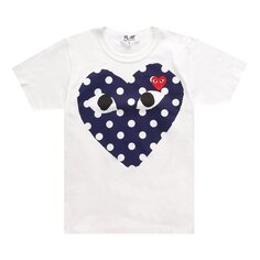 Футболка Comme des Garçons PLAY Polka Dot Tee &apos;White&apos;, белый