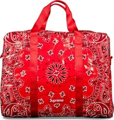 Сумка Supreme Bandana Tarp Large Duffle Bag Red, красный