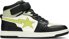 Кроссовки Block Sta High Black Lime, черный Bape