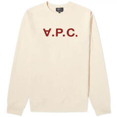 Свитшот A.P.C. VPC Logo, бежевый