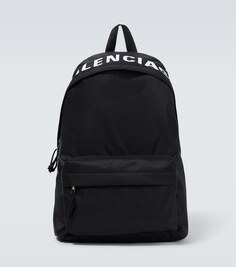 Рюкзак с логотипом Balenciaga, черный