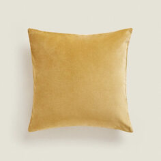 Чехол на подушку Zara Home Velvet, коричневый