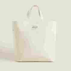 Сумка-тоут Zara Home Tote Bag x Saint Lazare, кремовый