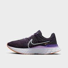 Кроссовки беговые Nike React Infinity 3, черно-фиолетовый