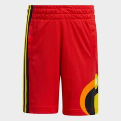 Баскетбольные шорты Adidas Metroville для малышей и маленьких детей, красный