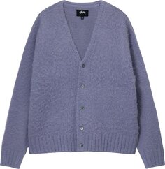 Кардиган Stussy Brushed Cardigan &apos;Lavender&apos;, фиолетовый