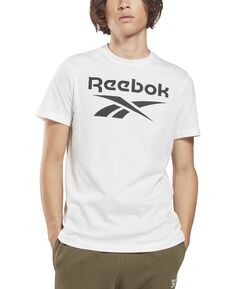 Футболка Reebok Slim Fit Identity, белый/черный