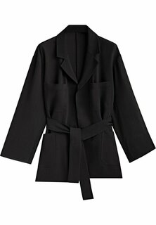 Короткое пальто Massimo Dutti, черный