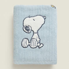 Детское полотенце Zara Home Peanuts, голубой/белый/синий