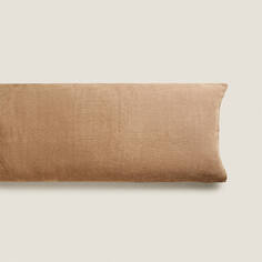 Чехол для подушки Zara Home Washed Linen, 140х50 см, светло-коричневый