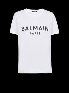 Футболка Balmain Logo, белый