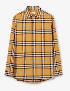 Рубашка Burberry Caxbridge Long-Sleeve, оранжевый