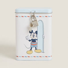 Металлический ящик Zara Home Mickey Mouse Disney, белый/голубой
