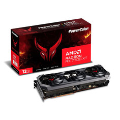 Видеокарта PowerColor Radeon RX 7700 XT Red Devil, 12Гб, черный