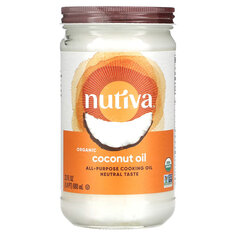 Органическое кокосовое масло Nutiva рафинированное