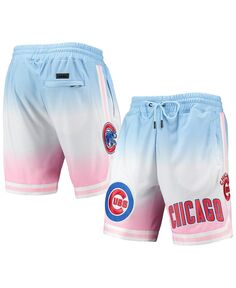 Мужские синие и розовые шорты chicago cubs team logo pro с эффектом омбре Pro Standard, мульти