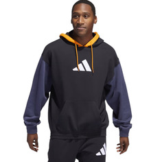 Толстовка Adidas Legends Heavyweight Basketball, черный/синий