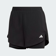 Шорты Adidas Aeroready Made For Training Minimal Two-in-one, черный