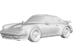Фигурка Daniel Arsham Eroded 911 Turbo Figure, белый