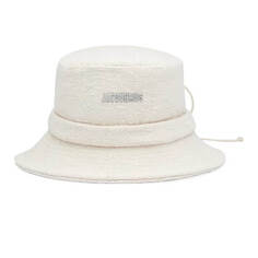 Панама Jacquemus Knotted Bucket Hat &apos;Off White&apos;, кремово-белый