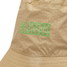 Шляпа-ведро с логотипом программного обеспечения GANNI