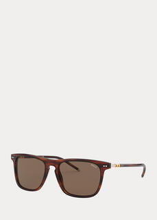 Полосатые студенческие солнцезащитные очки Heritage Ralph Lauren
