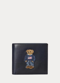 Кожаный бумажник Polo Bear Ralph Lauren