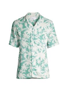 Походная рубашка с пальмовым принтом Onia