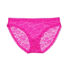 Трусы Victoria&apos;s Secret The Lacie Posey Lace Bikini, ярко-розовый