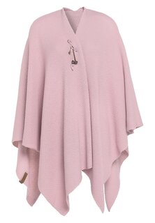 Пончо Knit Factory, розовый
