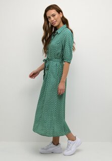 Платье-рубашка Cream с короткими рукавами, зеленый