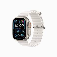 Умные часы Apple Watch Ultra 2, 49 мм, GPS+Cellular, Titanium Case/White Ocean Band