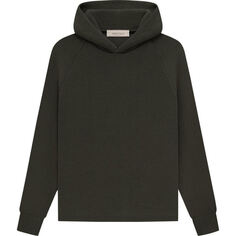 Худи Fear of God Essentials Kids Knit, черный