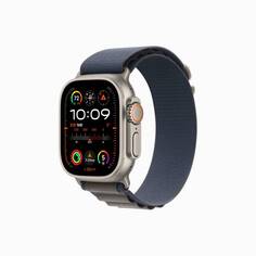 Умные часы Apple Watch Ultra 2, 49 мм, GPS+Cellular, Titanium Case/Blue Alpine Loop - M